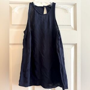 JCREW Navy Blue Sleeveless Top Size 2